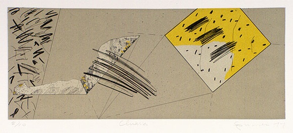 Artist: b'Spurrier, Stephen.' | Title: b'Chiara' | Date: 1977 | Technique: b'etching, printed in colour, from multiple plates'