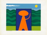 Artist: b'Illingworth, Michael.' | Title: b'Tawera' | Date: 1968 | Technique: b'screenprint, printed in colour, from multiple stencils'