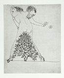 Artist: BOYD, Arthur | Title: The survivor. | Date: 1971 | Technique: etching, printed in black ink, from one plate | Copyright: Reproduced with permission of Bundanon Trust