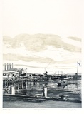 Artist: b'GRIFFITH, Pamela' | Title: b'Darling Harbour' | Date: 1988 | Technique: b'hardground-etching and aquatint, printed in colour, from one copper plate' | Copyright: b'\xc2\xa9 Pamela Griffith'