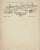 Title: b'Letterhead: Kenneth R. Stewart' | Date: c.1960 | Technique: b'lithograph, printed in black ink, from one stone'