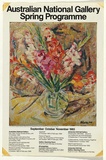 Title: Australian National Gallery spring programme [poster]