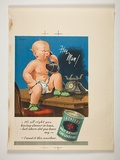 Artist: Northfield, James. | Title: Saunders' malt extract and cod liver oil. | Date: 1947-49 | Technique: lithograph, printed in colour, from multiple stones [or plates] | Copyright: © James Northfield Heritage Art Trust