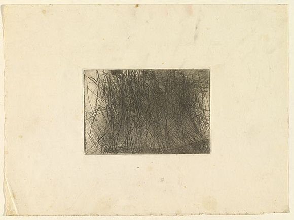 Artist: b'Halpern, Stacha.' | Title: b'not titled [Abstraction]' | Date: (1955-58) | Technique: b'etching, printed in black ink, from one plate'