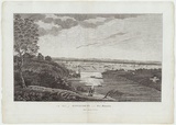 Title: A view of Hawkesbury and the Blue Mountains. New South Wales. | Date: 1817-1819 | Technique: engraving, printed in black ink, from one copper plate