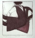 Artist: CHERRY, Chris | Title: Woman and chair | Date: 1982 | Technique: lithograph, printed in black ink, from one stone | Copyright: © Jan Davis