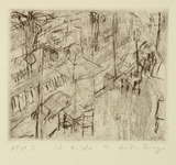 Artist: Bragge, Anita. | Title: St Kilda 4. | Date: 1999, March | Technique: drypoint, printed in black ink, from one plate