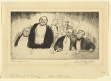 Artist: b'Nankivell, Frank.' | Title: b'Guest of honour' | Date: 1930 | Technique: b'etching, printed in black ink with plate-tone, from one plate'