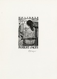 Artist: Frazer, David. | Title: Robert Jacks | Date: 2001 | Technique: wood-engraving, printed in black in, from one block