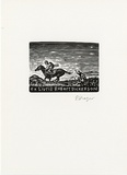 Artist: b'Frazer, David.' | Title: b'Robert Dickerson' | Date: c.2001 | Technique: b'wood-engraving, printed in black in, from one block'