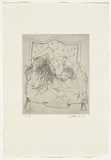 Artist: b'BOYD, Arthur' | Title: b'Sunset.' | Date: 1970 | Technique: b'etching, printed in black ink, from one plate' | Copyright: b'Reproduced with permission of Bundanon Trust'