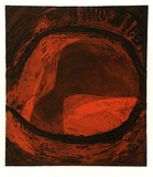 Artist: b'LAWTON, Tina' | Title: b'not titled' | Date: c.1963 | Technique: b'linocut, printed in black ink, from one block'