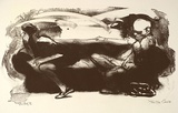 Artist: Cress, Fred. | Title: Times twice | Date: 1989 | Technique: lithograph, printed in black ink, from one plate