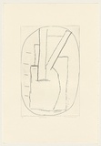 Title: Guitar 1 | Date: 1985 | Technique: drypoint, printed in black ink, from one perspex plate