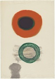 Artist: b'Dawson, Janet.' | Title: b'Montant (Rising).' | Date: 1960 | Technique: b'lithograph, printed in colour, from multiple stones' | Copyright: b'\xc2\xa9 Janet Dawson. Licensed by VISCOPY, Australia'