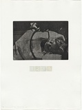 Artist: b'MADDOCK, Bea' | Title: b'Journey IV' | Date: 1977, September- November | Technique: b'photo-etching, aquatint and stipple, printed in colour, from five  plates'