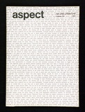 Artist: b'TIPPING, Richard' | Title: b'Magazine: Aspect - Survey of Visual Poetry.' | Date: 1980-81