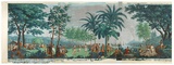 Title: Les Sauvages de la mer Pacifique. | Date: 1805 | Technique: woodblock, printed in colour, from multiple blocks; hand-painted gouache through stencils