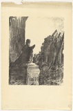 Artist: DYSON, Will | Title: Bapaume Church. | Date: 1918 | Technique: lithograph, printed in black ink, from one stone