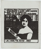 Artist: b'Young, Blamire.' | Title: bA print from Johnny Fawkner's press. | Date: 1902 | Technique: b'woodcut, printed in black ink, from one block'