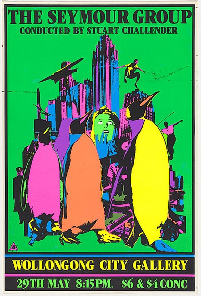 Title: b'The Seymour group' | Date: 1983 | Technique: b'screenprint, printed in colour, from five stencils'