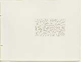 Artist: JACKS, Robert | Title: not titled [abstract linear composition]. [leaf 24 : recto] | Date: 1978 | Technique: etching, printed in black ink, from one plate