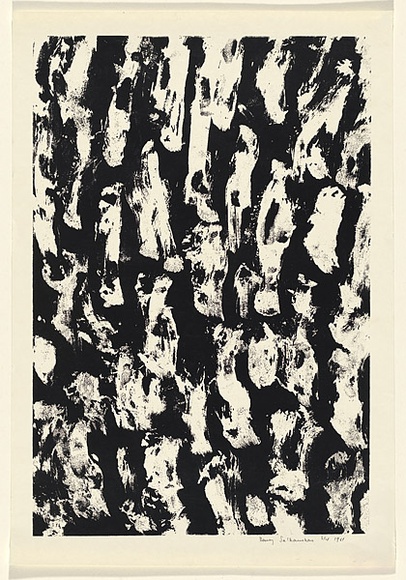 Artist: b'Salkauskas, Henry.' | Title: b'Australia' | Date: 1961 | Technique: b'screenprint, printed in black ink, from one screen' | Copyright: b'\xc2\xa9 Eva Kubbos'