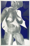 Artist: b'Powditch, Peter.' | Title: b'A natural woman I' | Date: 1969 | Technique: b'lithograph, printed in colour, from multiple plates'