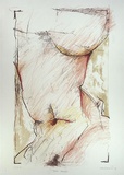 Artist: Cummins, Cathy. | Title: Torso removed | Date: 1981 | Technique: lithograph, printed in colour, from two stones