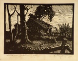 Artist: Davies, L. Roy. | Title: Abandoned selection. | Date: 1922 | Technique: wood-engraving, printed in black ink, from one block | Copyright: © The Estate of L. Roy Davies