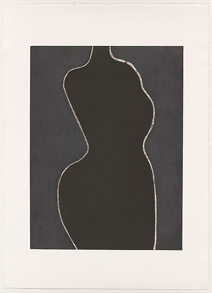 Artist: b'Wright, Judith.' | Title: b'not titled [turning figure 1]' | Technique: b'aquatint, printed in colour, from two plates' | Copyright: b'\xc2\xa9 Judith Wright'