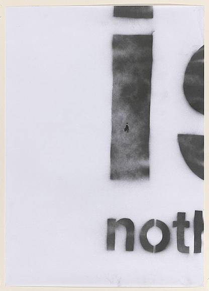 Artist: b'Azlan.' | Title: b'88 Australians is nothing II.' | Date: 2003 | Technique: b'stencil, printed in black ink, from one stencil'