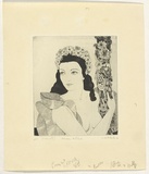 Artist: Barker, H. Neville. | Title: Decorous interlude. | Date: 1934 | Technique: etching, printed in black ink, from one plate
