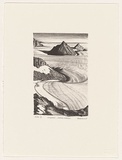 Artist: b'Elliott, Fred W.' | Title: b'Nunatak, Masson Range' | Date: 1997, February | Technique: b'photo-lithograph, printed in black ink, from one stone' | Copyright: b'By courtesy of the artist'