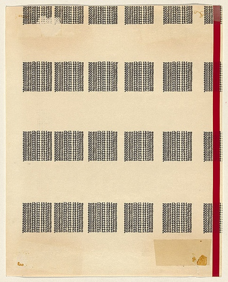 Title: b'Section B (Word situations) - 32 Possibilities: No. 3, 1(C)' | Date: (1970-71) | Technique: b'typewriter'