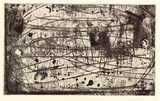 Artist: Furlonger, Joe. | Title: Speeding cars | Date: 1992, May-July | Technique: etching, printed in black ink, from one plate