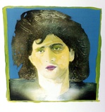 Artist: SHOMALY, Alberr | Title: Self portrait with green border | Date: 1973 | Technique: offset-lithograph
