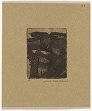 Artist: b'WILLIAMS, Fred' | Title: b'Little fish under water' | Date: 1961 | Technique: b'etching, aquatint and engraving, printed in black ink, from one copper plate' | Copyright: b'\xc2\xa9 Fred Williams Estate'