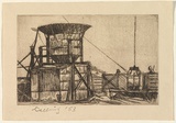 Artist: Dallwitz, David. | Title: not titled. | Date: 1953 | Technique: etching, printed in black ink, from one plate