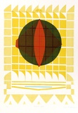 Artist: Buckley, Sue. | Title: Gilded cage. | Date: 1981 | Technique: screenprint, printed in colour, from multiple stencils | Copyright: This work appears on screen courtesy of Sue Buckley and her sister Jean Hanrahan