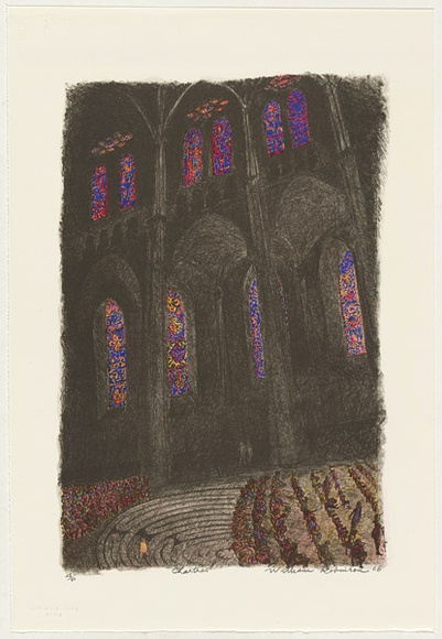 Artist: b'Robinson, William.' | Title: b'Chartres' | Date: 2006 | Technique: b'lithograph, printed in colour, from multiple stones'