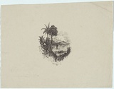 Artist: Scott, Helena. | Title: (Ash Island) | Date: 1877 | Technique: lithograph, printed in black ink, from one stone