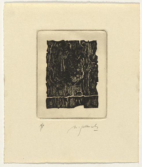 Artist: b'SELLBACH, Udo' | Title: b'not titled' | Date: 1960-80 | Technique: b'etching'