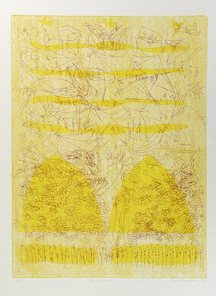 Artist: b'Buckley, Sue.' | Title: b'The beehive.' | Date: 1980 | Technique: b'woodcut, printed in colour, from multiple blocks; lithograph, printed in colour; screenprinted, printed in colour' | Copyright: b'This work appears on screen courtesy of Sue Buckley and her sister Jean Hanrahan'