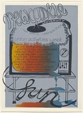 Artist: UNKNOWN | Title: Newcastle University, Union activites week | Date: (1982) | Technique: screenprint, printed in colour, from multiple stencils