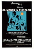 Artist: ACCESS 10 | Title: Glimpses in the park. | Date: 1992, April | Technique: screenprint, printed in colour, from multiple stencils