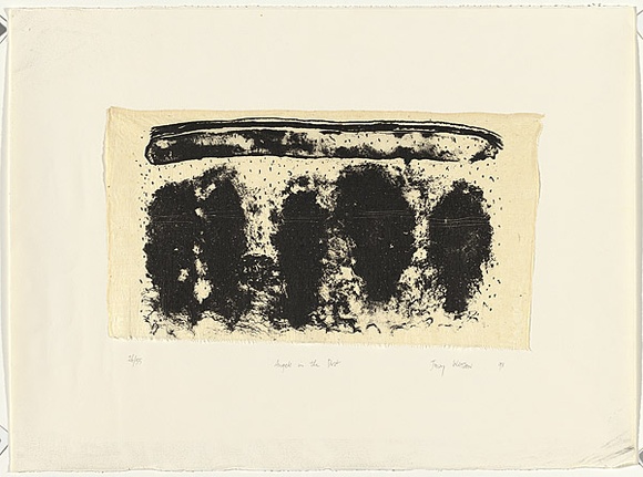 Artist: b'Watson, Judy.' | Title: b'Angels in the dust' | Date: 1991 | Technique: b'lithograph, printed in black ink, from one stone'