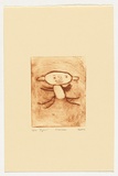 Artist: NORISSA, | Title: Pipirri | Date: 2004 | Technique: drypoint etching, printed in brown ink, from one perspex plate