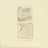 Artist: WALKER, Murray | Title: Cleopatra | Date: 1973 | Technique: etching, printed in black ink, from two plates