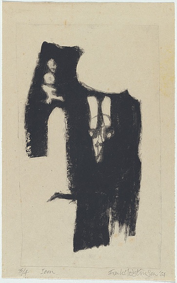 Artist: b'Hodgkinson, Frank.' | Title: b'Icon' | Date: 1954 | Technique: b'sugarlift'